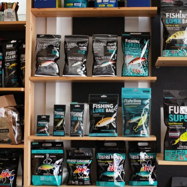 Zipper Bag LDPE Custom Strong Sealing Anti Leak Fish Bait Packaging Bag Soft Gel Bait Plastic Bag Purchase Stand Up Soft