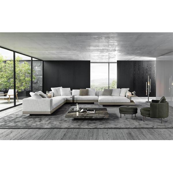 Modern Ashley Sectional Gray Leather Sofa Luxury Living Room Furniture Sofa Sets
