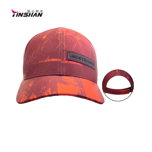 Tailoring Design Polyester Canvas Breathable Fabric Racing Sport Cap for Sublimation