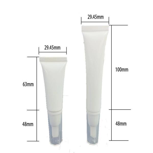Customized 19-Bristle Brush Head Blank Hose Plastic Tube for Supply 10g/20g/30g/100g