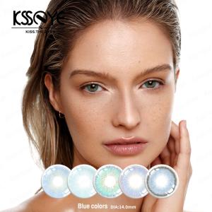 Tom 2 colorido natural anual de Diamond Sugar Blue Circle Lenses 14mm