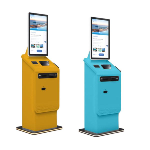Crtly Touch Screen Self Service Booth Printer Bill Cash Payment Kiosks Car Wash Self Check In Kiosk