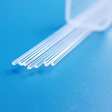 Quartz Glass Rod Rectangular Polishing Clear 99.99% Pure Quartz