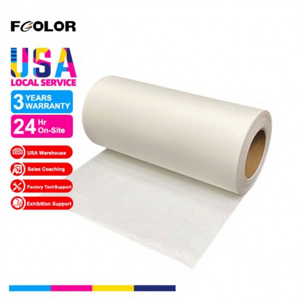 Custom Size DTF Film Roll A3 100m Heat Transfer Printing PET Sheet for Clothing