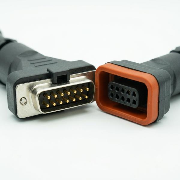 24A New Energy Power Connector Module with Cable Assembly For Industrial Vehicle Electronics