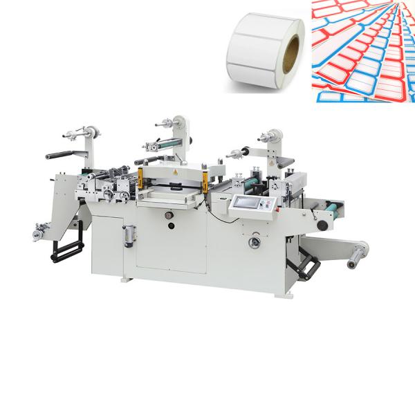 Adhesive Label Flatbed Die Cutting Machines 380V With Laminating