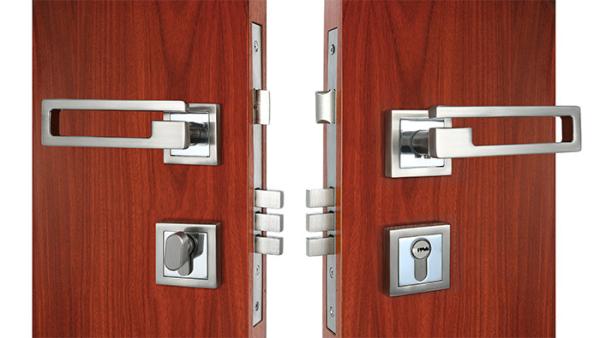 Manutenção Bloqueio de Porta Mortise Exterior Bloqueio de Porta Mortise Em Rosa Zinc