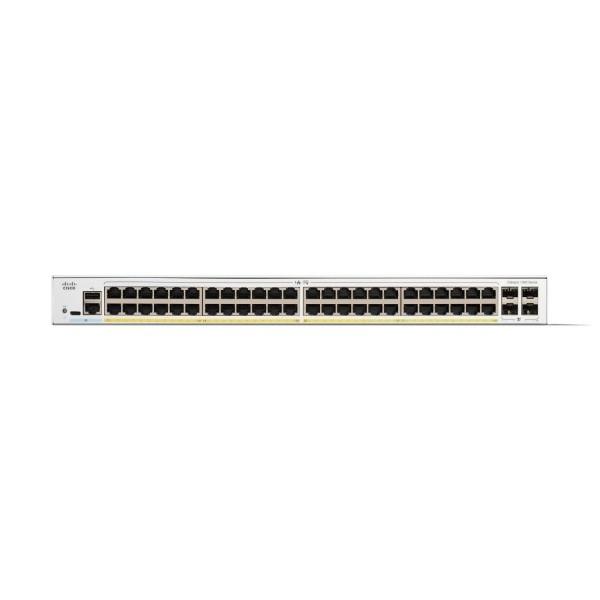 48-Port PoE+ Cisco Switch With 10G Uplinks & StackWise Catalyst 1300 Series