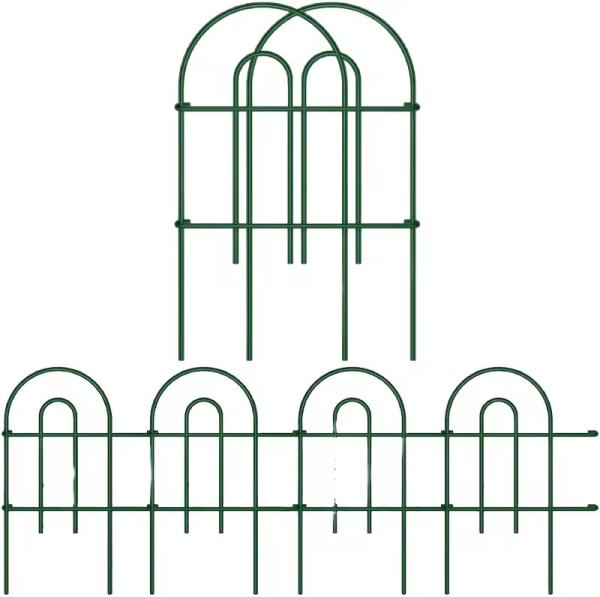 Decorative Garden Iron Fence Rustproof Green Iron Landscape Wire Folding Fencing