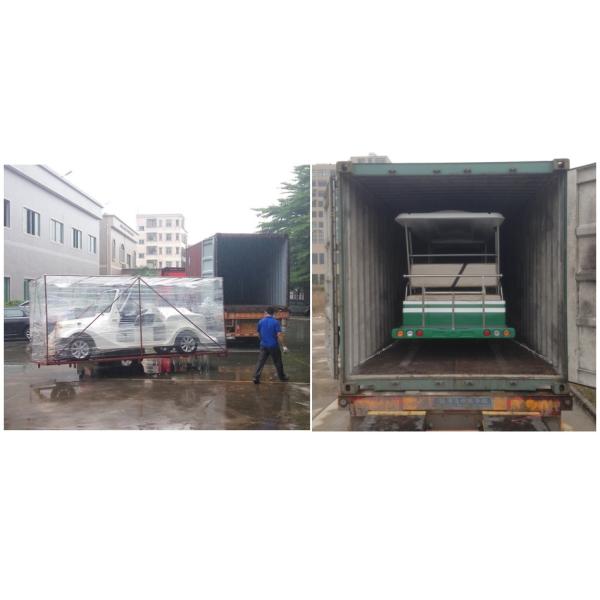 Автомобиль корабля пригородного автобуса 48V 4KW пассажира белизны 8 электрический осмотр достопримечательностей