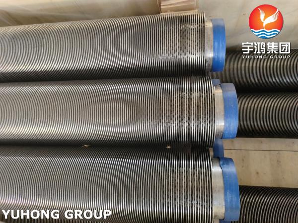 High Frequency Welding Fin Pipe ASTM A312 TP347H Stainless Steel For HRSG System