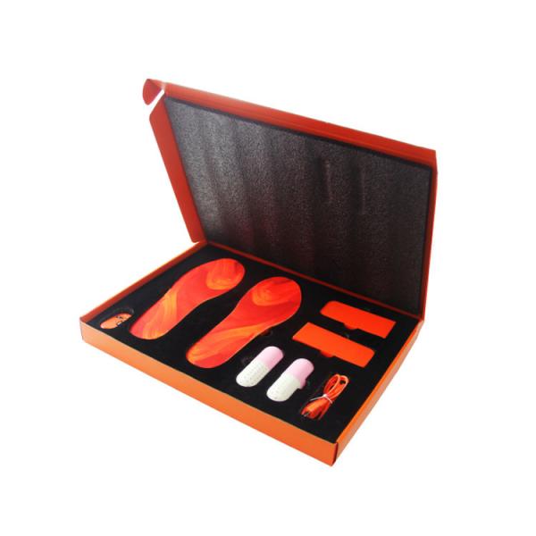Foot Pads Winter Heated Insoles , Electric Battery Heating Warm Inserts For Shoes