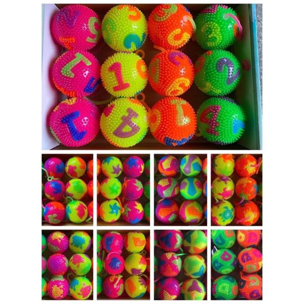 6.5CM/7.5CM светодиодный мигающий свет Колючий шар идеально подходит для детских праздников