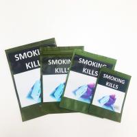 Emballage à l' épreuve de l' humidité, sac à cigarettes, fermeture à glissière personnalisée, sac à cigarettes à feuilles fumantes