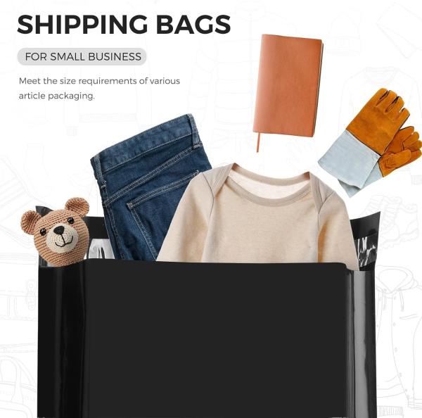 Waterproof Custom Recycled Poly Mailers Tear Resistant LDPE Poly Bags Durable For Packaging