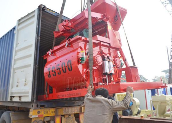 Industrial Commercial Concrete Mixer Machine 500L Ready Mix Automatic Small Concrete Mixer