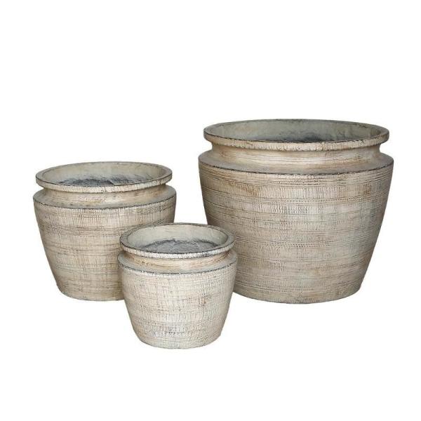 Морозоустойчивые каменные горшки для внутреннего и наружного декора