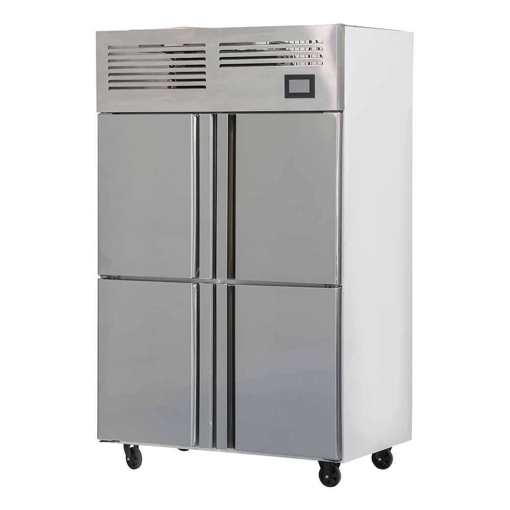 Heavy Duty Stainless Steel Commercial Freezer R290a SS201 Beverage Refrigerator