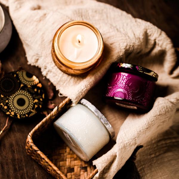 9.5cm*10.8cm Glass Carving Decorative Candle Holders