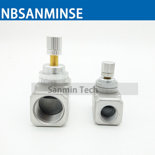 NBSANMINSE RE Flow Capacity Control Valve G Thread 1/8 1/4 3/8 1/2 Pneumatic Air Standard Type Control Valve