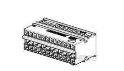 Wire To Wire Electronic Wire Connectors Housing For Femal Terminal 284224-1 284224-2
