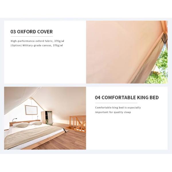 Luxury Camping Hotel Tent Resort House Hotel With Bathroom Canvas Safari Tent (Люксный кемпинговый отель Тент курортный дом Отель с ванной