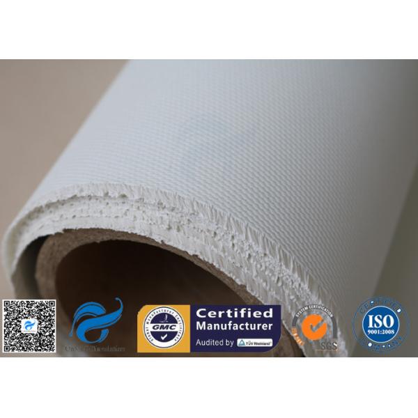 Силикон Веаве сатинировки покрыл стеклянную ткань волокна ткани стеклоткани покрытую ПУ