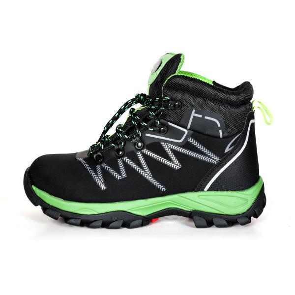 Different Sizes And Finishes Steel Toe With Metal Eyelets Safety Shoes Unisex Mid Cut High Heel Work Boots