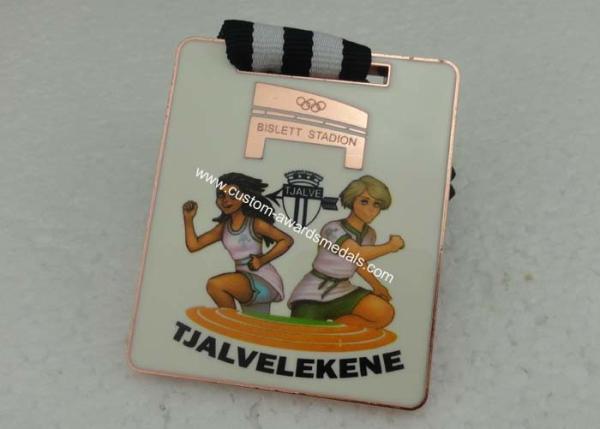 Marathon Running Award Metal Souvenir Medal Die Casting Antique Gold