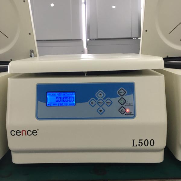Centrífuga médica L500 5000r/min, capacidad 16x15ml, temporizador 1-99min
