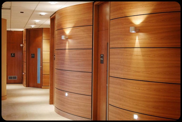 Переклейка причудливой переклейки облицовки вишни естественная/проектированная вишни древесины