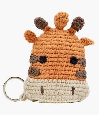 Handmade Crochet Keychain Stuffed Animal Crafts Knitted Crochet Toys - Keychain Accessory- Octopus - Handmade Keychain