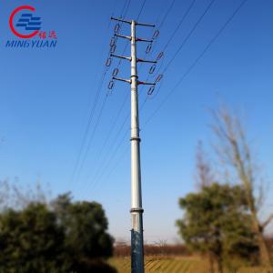 High Voltage Electric Power Transmission Lines Q355B Galvanized Steel Lattice