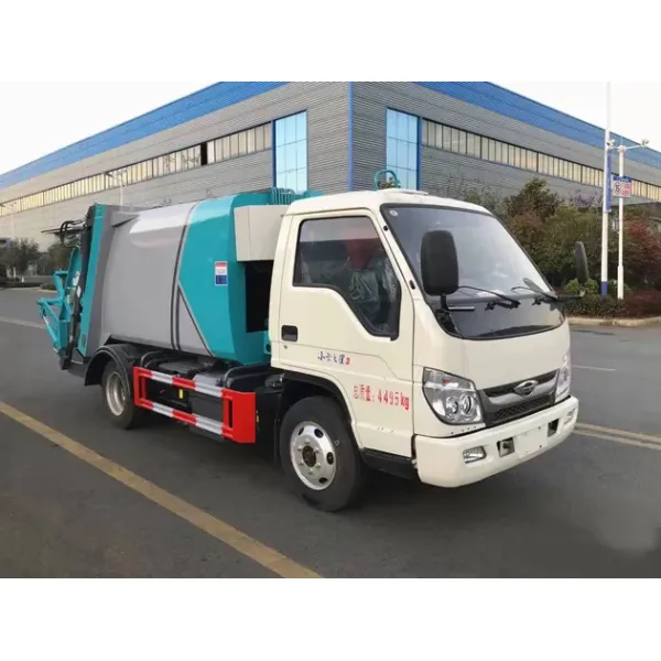 Small Compression Garbage Truck 4/5/6cmb Garbage Truck for Sale.