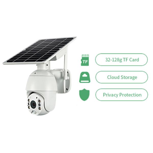 Solar Camera 360 Degree Track Remote Wireless Network Hd Night Vision And Outdoor Monitor