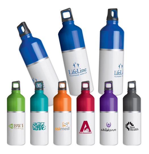 2 tones 750mL Sports Water Bottle - BPA Free bottle