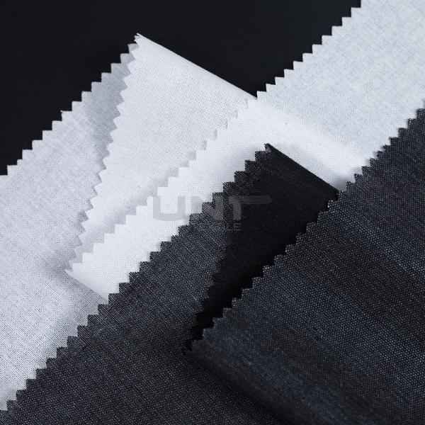 100% Polyester woven interfacing Shringkage Resistant For Shirts