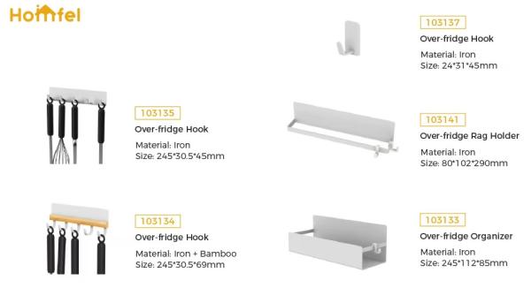 Household Magnetic Attraction Kitchen Organizer No Drilling Wall Mounted Tissue Holder Kitchen Paper Holder