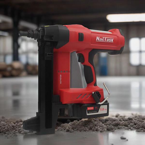 1/2in Min Nail Length Cordless Air Stapler for Quick and Easy Concrete Fastening