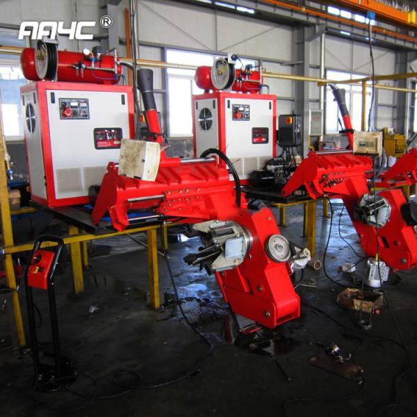 AA4C Mobile truck tire changer on vans