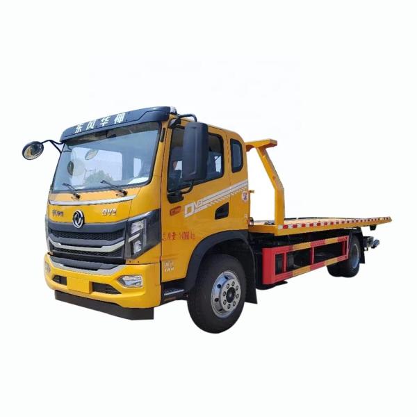 Huashen  5-8 Tons Flatbed Trailer Wrecker Truck   Tow Trucks