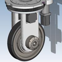 Volante automático da movimentação do AGV de 8NM 1000KG para o equipamento do armazenamento