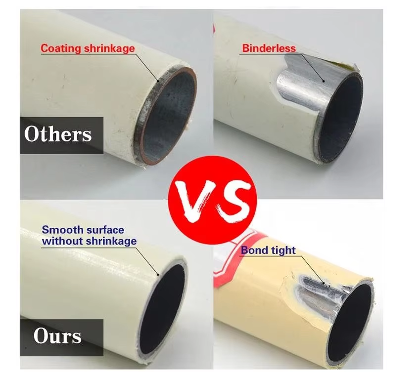 OD28mm Plastic Red Coated Tube for Shelf, Tube Workbench, Industrial Trolley Stainless Steel Lean Pipe
