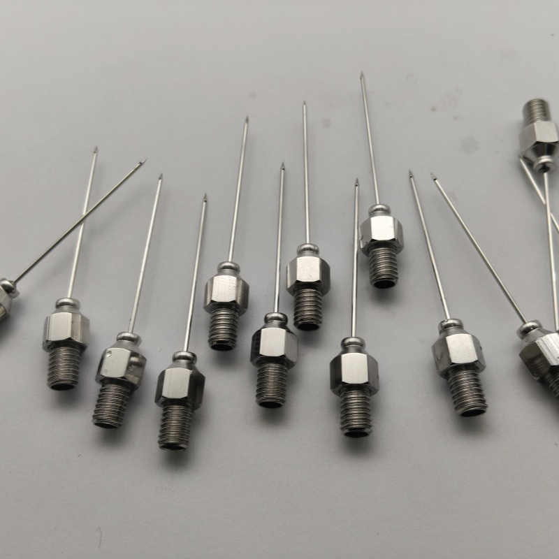 Medical Triangular / Four Sided Blunt Needle Sandblasting Corrosion Resistant