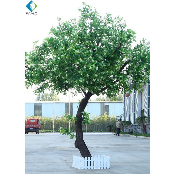 Custom Size Artificial Tree Plant , Lobby Decoration Use Fake Osmanthus Tree