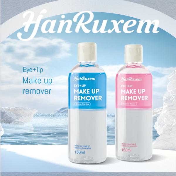 OEM / ODM Custom OEM aceite limpiador húmedo natural suave limpieza profunda cara labios y ojos maquillaje impermeable