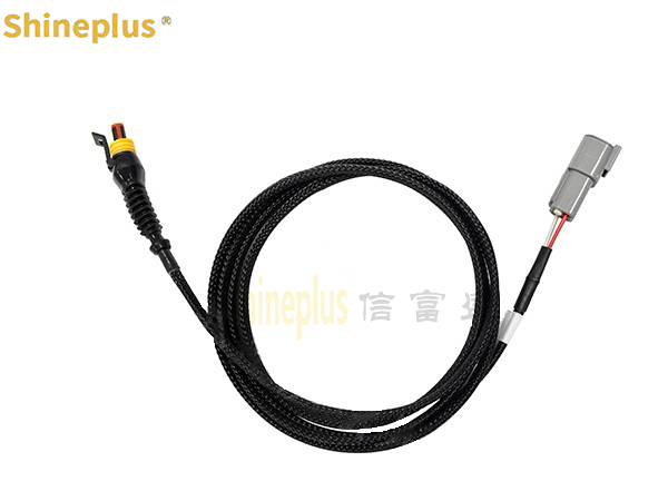 FLRY-B 300V IP67 insulated, waterproof, dust-proof and flexible, braided and shielded angle sensor harness