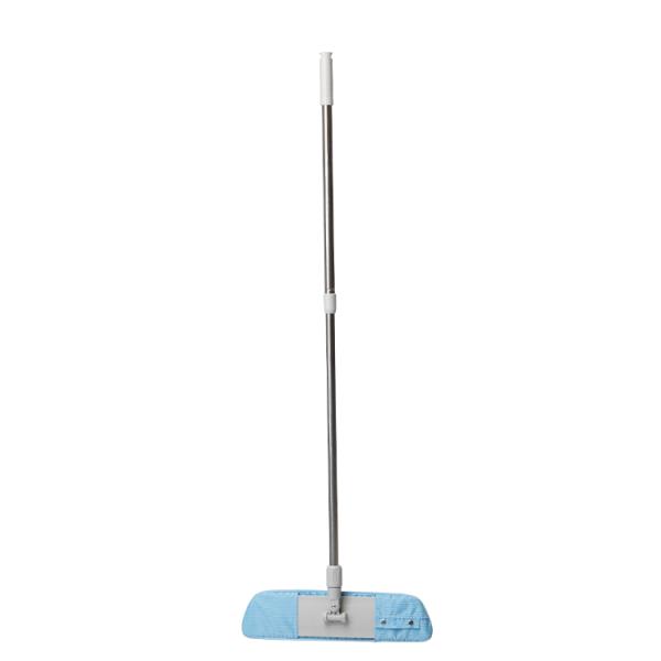 Serpillère plate ESD pour salle blanche industrielle avec microfibres et acier inoxydable
