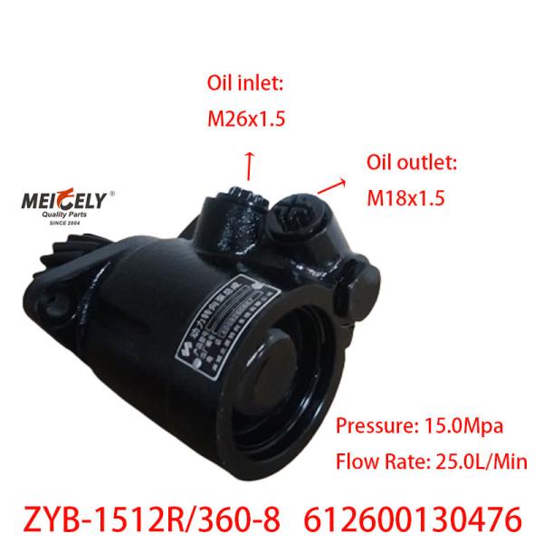 Поставка 612600130476 Горячая продажа Weichai WP10 Рулевой бустерный насос