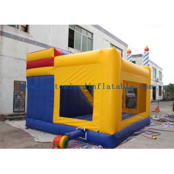 Beautiful Mickey Mouse Kids Inflatable Bouncy Castle Cartoon With CE / UL Blower